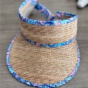 Lilly Pulitzer adjustable straw Sun Visor
